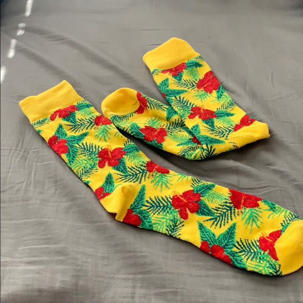 Long floral socks (long)